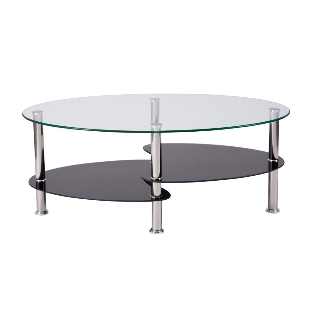 Acheter Table Basse Ovale en Verre pas cher.